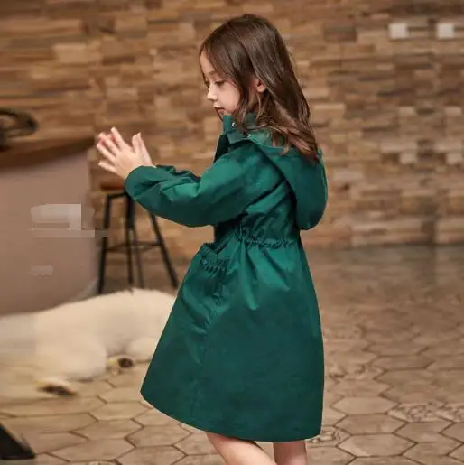 New Children Jacket Spring Autumn Kids Outerwear For Girls Clothes Solid Teen Girl Jackets Casual Hooded Long Trench Coat
New Children Jacket Spring Autumn Kids Outerwear For Girls Clothes Solid Teen Girl Jackets Casual Hooded Long Trench Coat