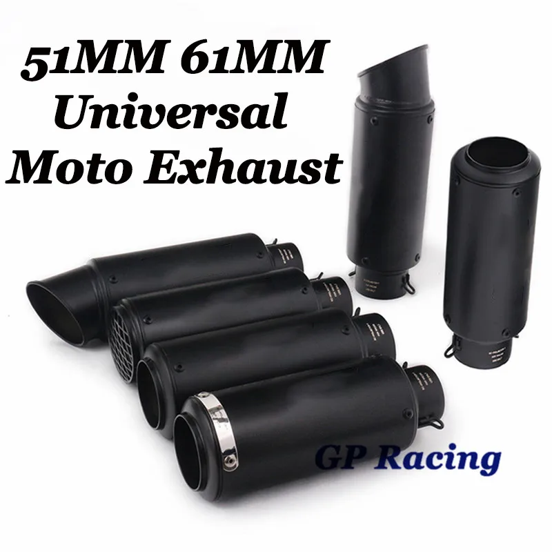 51mm 61mm Universal Exhaust Motorcycle Escape Moto Muffler DB Killer For Cafe Racer Dirt Bike MT09 GSR750 LTZ400 FZ6 PXC125 Z900
51mm 61mm Universal Exhaust Motorcycle Escape Moto Muffler DB Killer For Cafe Racer Dirt Bike MT09 GSR750 LTZ400 FZ6 PXC125 Z900
