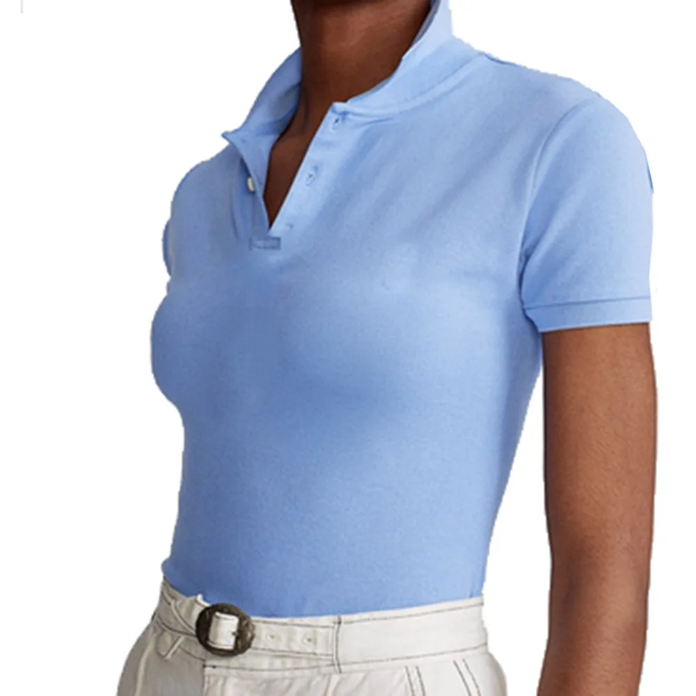 Summer Women's Short Sleeve Slim Casual Polo Shirt 100% Cotton Lapel T-shirt Fashion Solid Color Sports Top High Quality
Summer Women's Short Sleeve Slim Casual Polo Shirt 100% Cotton Lapel T-shirt Fashion Solid Color Sports Top High Quality