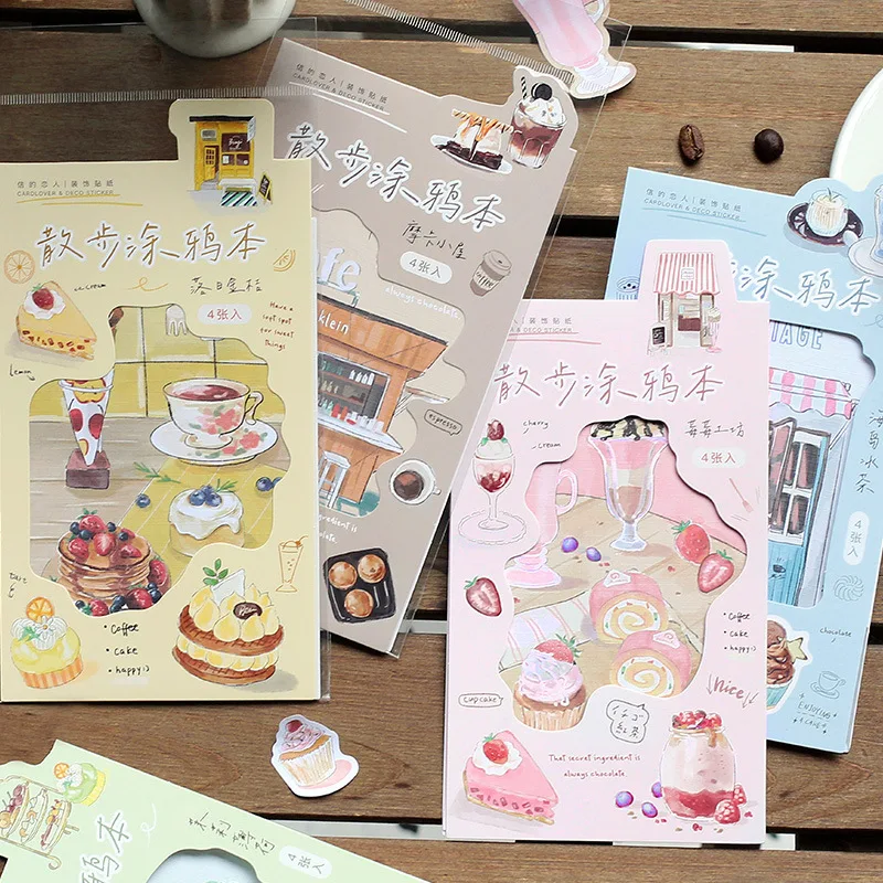 4 Sheets Cute Journaling Stationery Set Sticker Creative INS Art Graffiti Material Decorative Sticker For Kids School Stationery
4 Sheets Cute Journaling Stationery Set Sticker Creative INS Art Graffiti Material Decorative Sticker For Kids School Stationery
