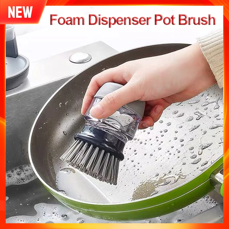 Foam Dispenser Pot Brush Kitchen Sink Pan Dish Washing Cleaning Tool Foam Dispenser Pan Brush Cleaning Supplies
Foam Dispenser Pot Brush Kitchen Sink Pan Dish Washing Cleaning Tool Foam Dispenser Pan Brush Cleaning Supplies