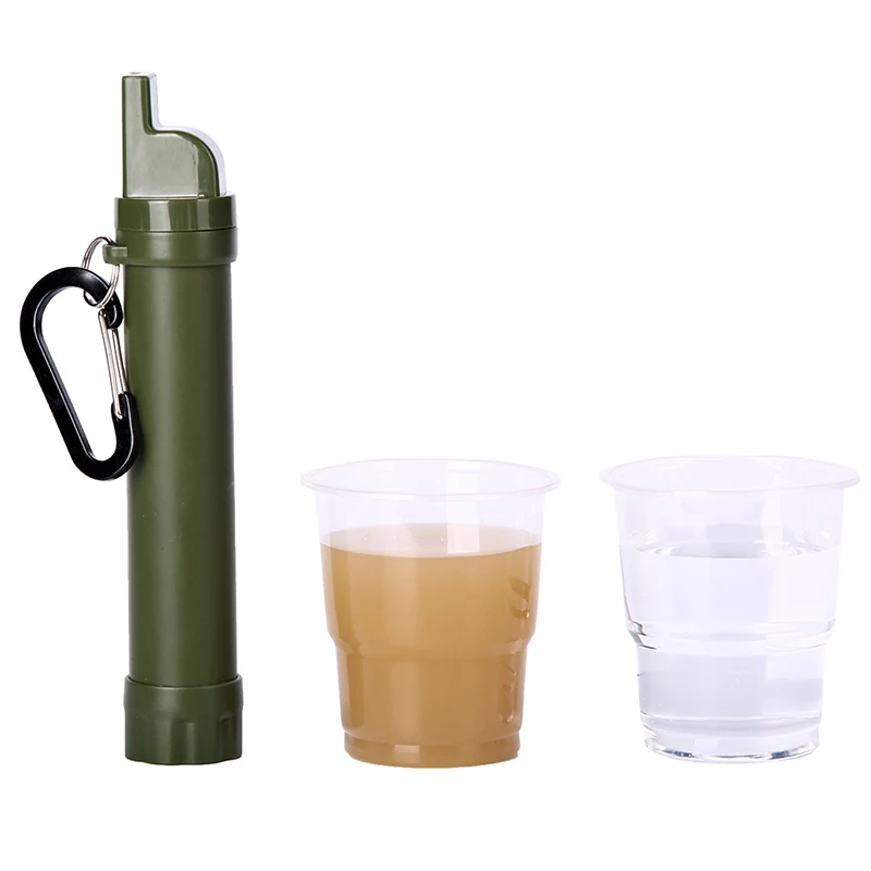 Outdoor Water Filtration Survival Water Filter Straw Water Filtration System Drinking Purifier For Emergency Hiking Camping Tool
Outdoor Water Filtration Survival Water Filter Straw Water Filtration System Drinking Purifier For Emergency Hiking Camping Tool