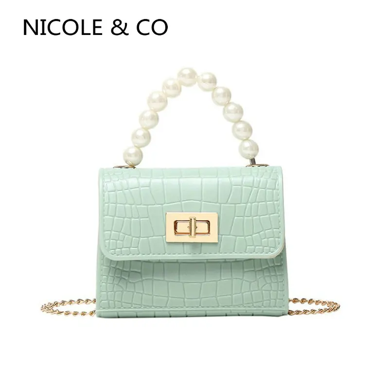 NICOLE & CO Women Mini Pearl Handbags 2022 Fashion New Ladies Small Cosmetic Bag PU Shoulder Messenger Phone Bag Girl Coin Purse
NICOLE & CO Women Mini Pearl Handbags 2022 Fashion New Ladies Small Cosmetic Bag PU Shoulder Messenger Phone Bag Girl Coin Purse