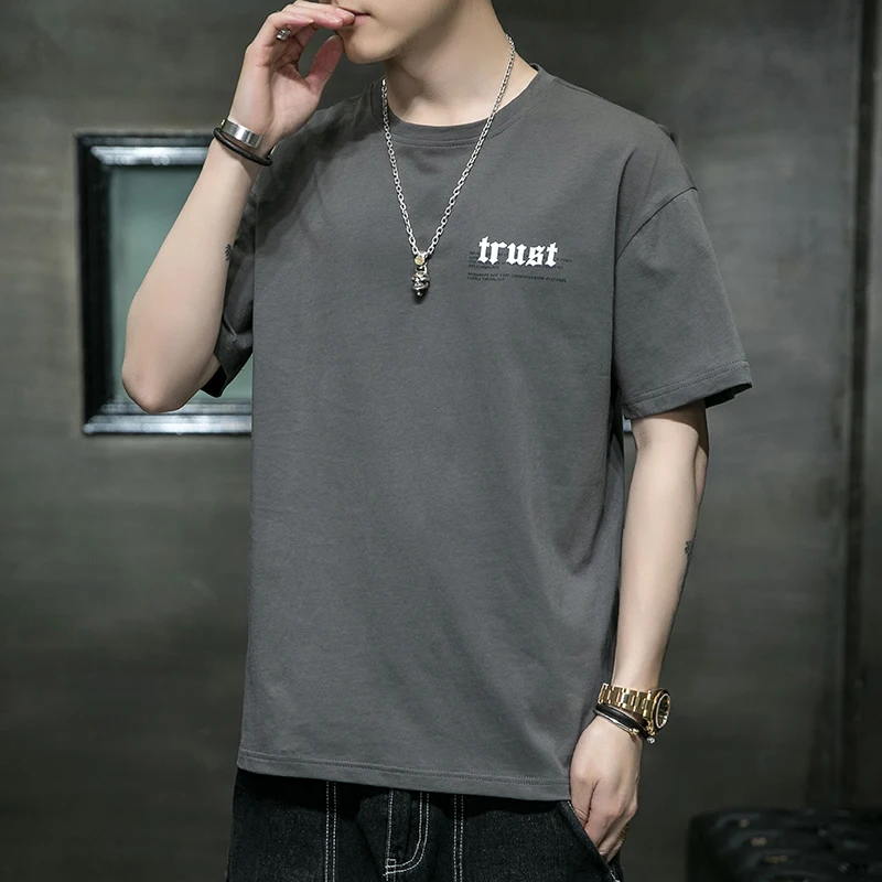 2021 New Summer Men's Short Sleeve T-Shirt 100% Cotton O Neck Tees Male Casual Clothing Harajuku T Shirts Tops Soft Fit Shorts
2021 New Summer Men's Short Sleeve T-Shirt 100% Cotton O Neck Tees Male Casual Clothing Harajuku T Shirts Tops Soft Fit Shorts