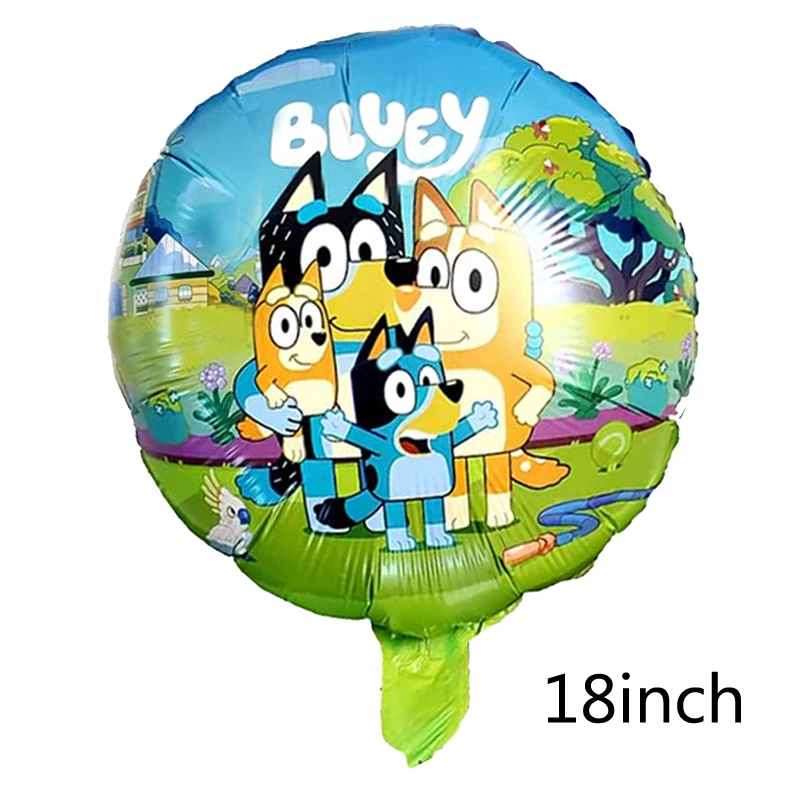Воздушные шары в стиле бинго Bluey тематическая вечеринка виде животных яркий