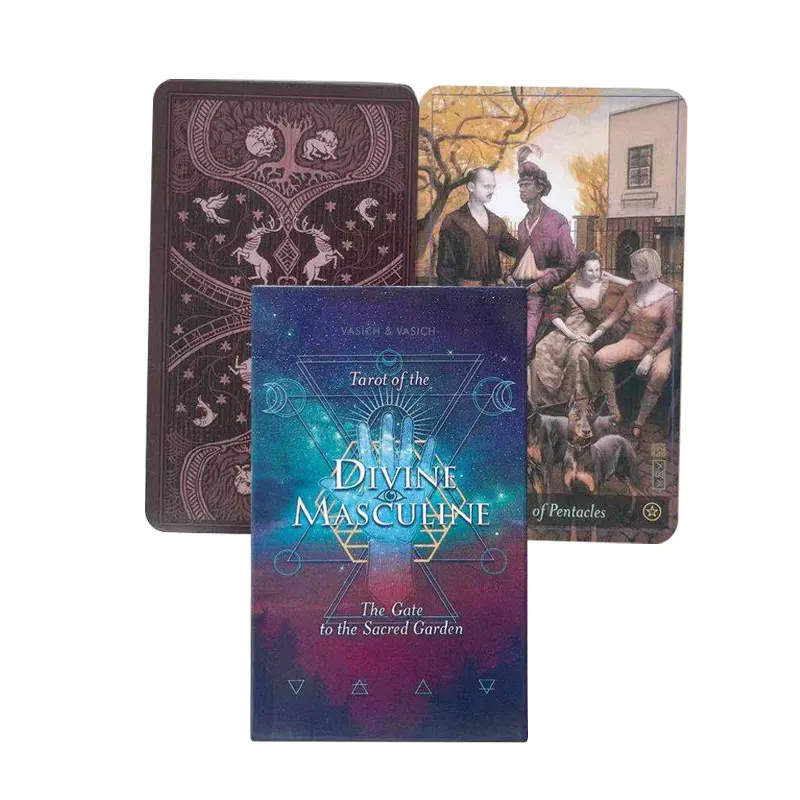 78pcs Tarot of The Divine Masculine Tarot Cards Oracle Game Card Party Playing Cards English Game Cards Board Games
78pcs Tarot of The Divine Masculine Tarot Cards Oracle Game Card Party Playing Cards English Game Cards Board Games