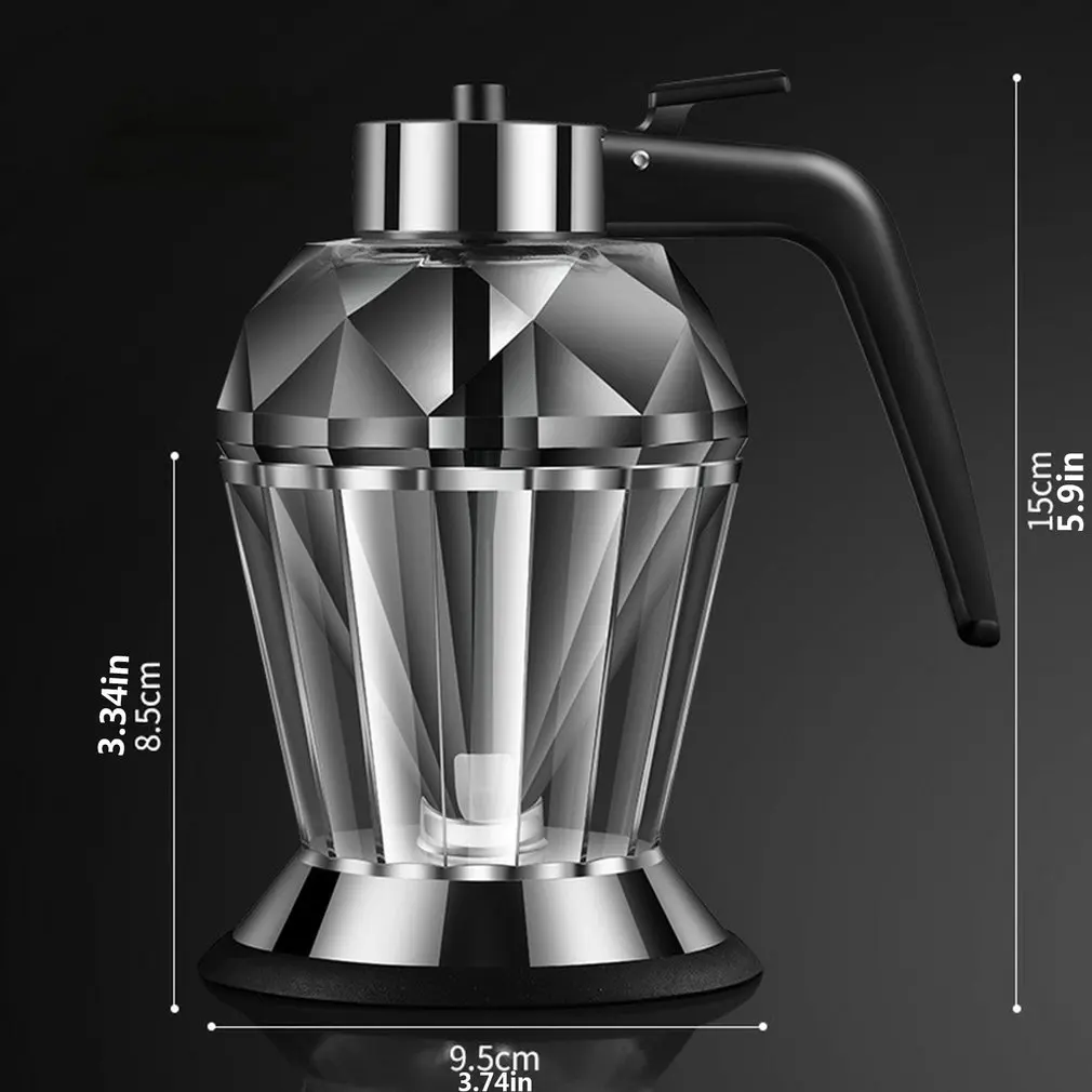 Diamond Oil Bottle Glass Press Seasoning Vinegar Oil Bottle Household Oil Storage Tool Practical Kitchen Tool
Diamond Oil Bottle Glass Press Seasoning Vinegar Oil Bottle Household Oil Storage Tool Practical Kitchen Tool