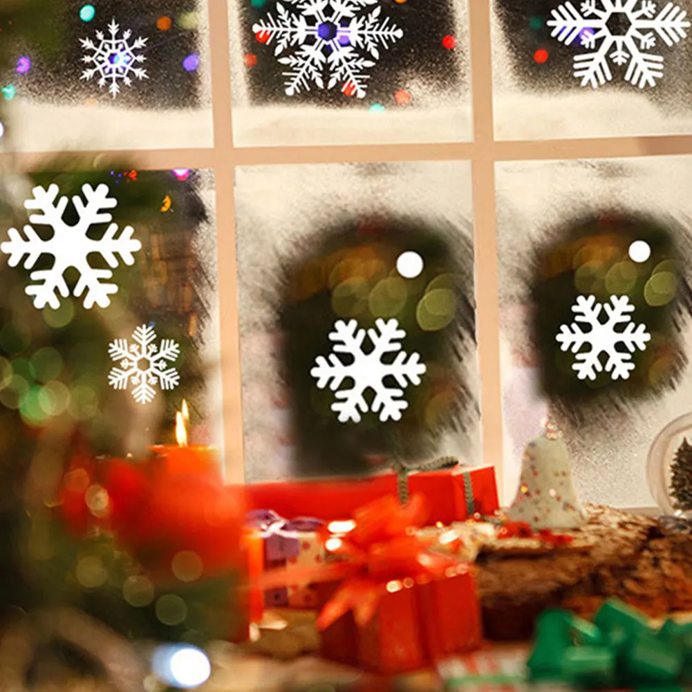 4PCS Merry Christmas Window Clings PVC Film Snowflake Bell Decals Stickers Decorations for Wall Glass Doors Decals New Year 2022
4PCS Merry Christmas Window Clings PVC Film Snowflake Bell Decals Stickers Decorations for Wall Glass Doors Decals New Year 2022