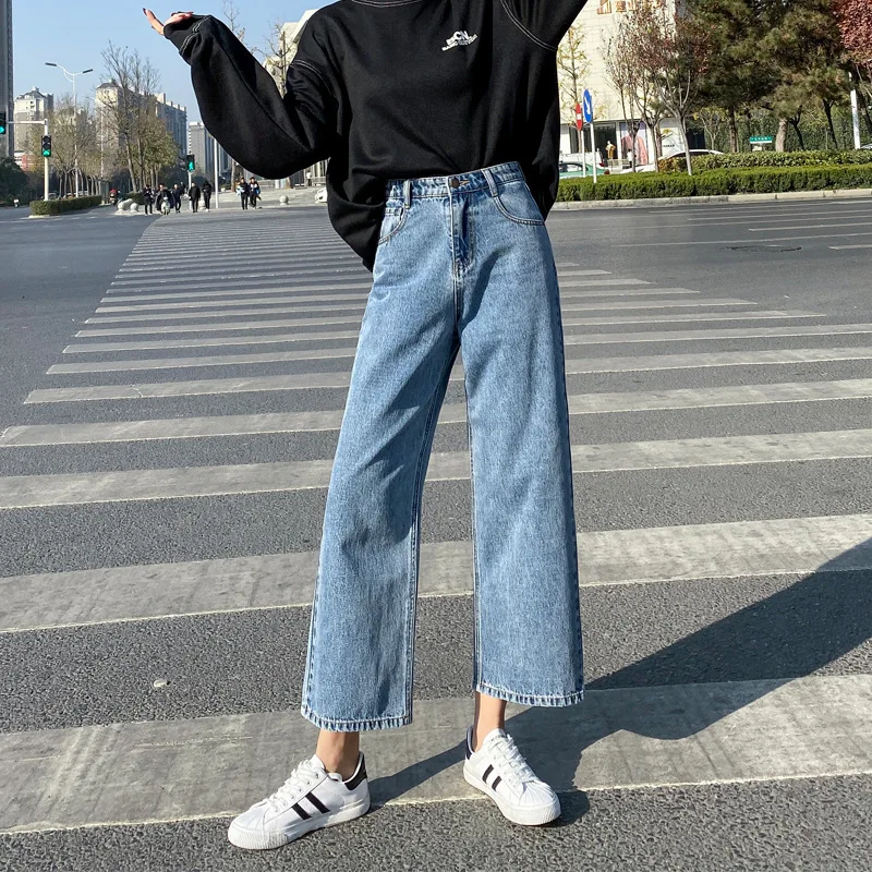 CGC 2021 Fashion Streetwear High Waist Jeans Woman Vintage Wide Leg Loose Denim Pant Female Straight Cotton Baggy Jeans Trousers
CGC 2021 Fashion Streetwear High Waist Jeans Woman Vintage Wide Leg Loose Denim Pant Female Straight Cotton Baggy Jeans Trousers