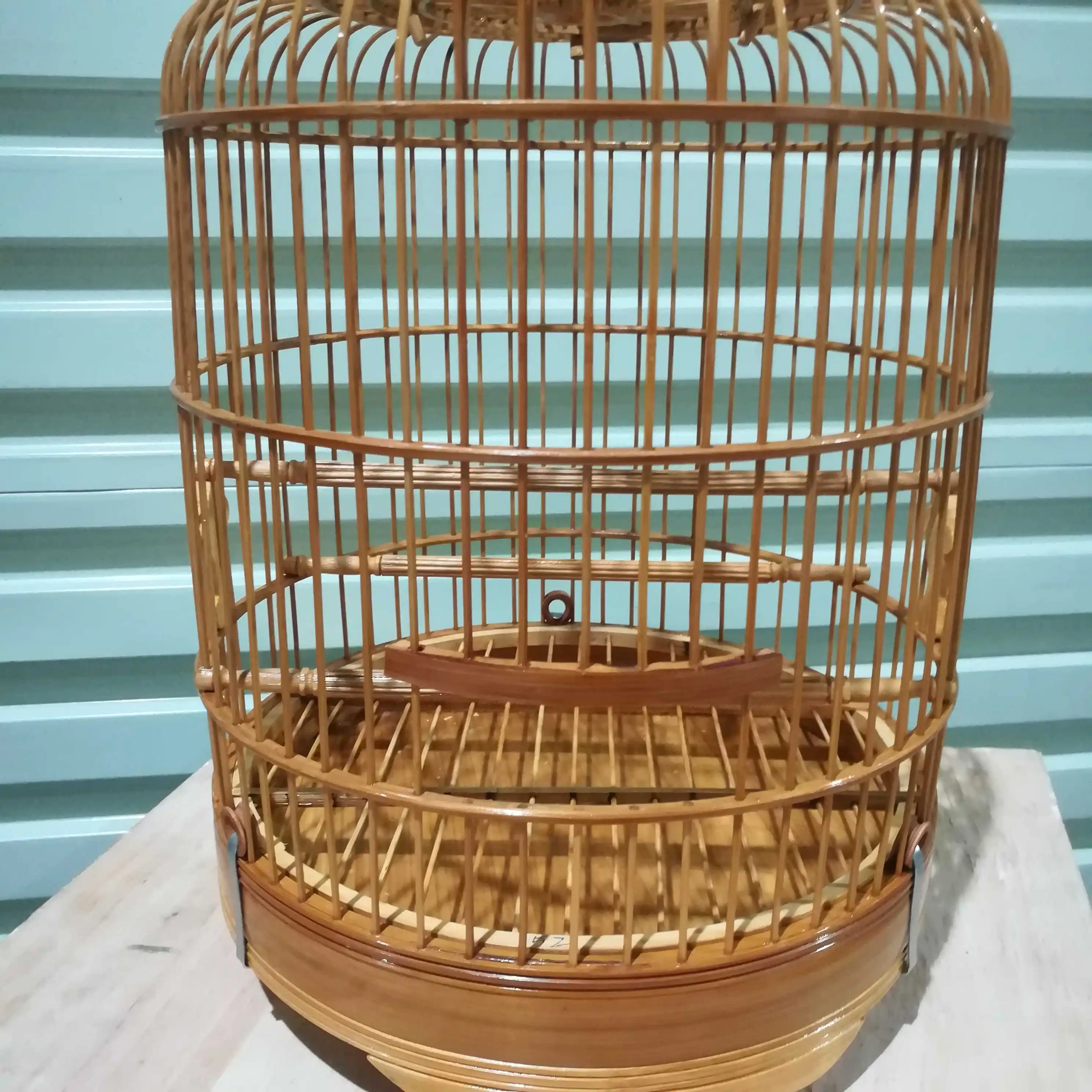 

zq Cantonese Leiothrix Cage Bamboo Boutique Bird Cage Jade Bird Serinus Canaria Zebra Finch Leiothrix Bird Cage