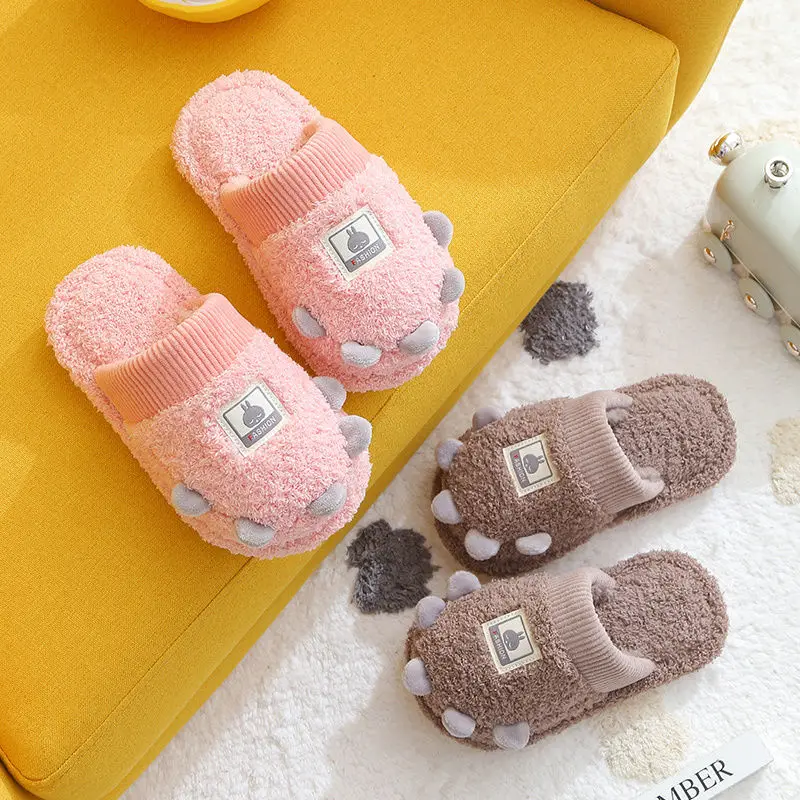 Fashion Children's Cotton Slippers Cute Boys and Girls Children's Warm Non-slip Cartoon Slippers Kids Fur Slides Funny Slippers
Fashion Children's Cotton Slippers Cute Boys and Girls Children's Warm Non-slip Cartoon Slippers Kids Fur Slides Funny Slippers