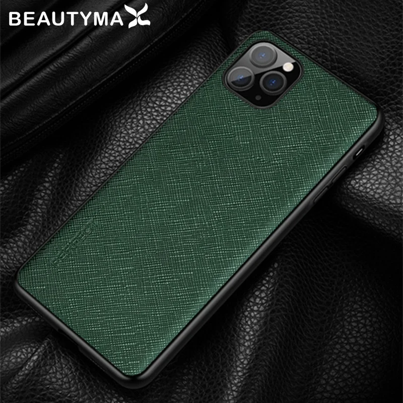 Деловой кожаный чехол для iPhone 11 роскошный из искусственной кожи Pro Max X XR XS MAX 7 8 Plus 7P