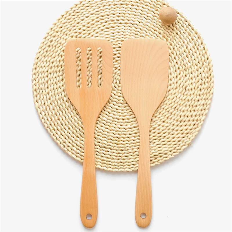 Solid Wood Spatula Environmental Protection Wooden Special for Non-stick Pan Cooking Frying Spatula Household Kitchen Supplies
Solid Wood Spatula Environmental Protection Wooden Special for Non-stick Pan Cooking Frying Spatula Household Kitchen Supplies