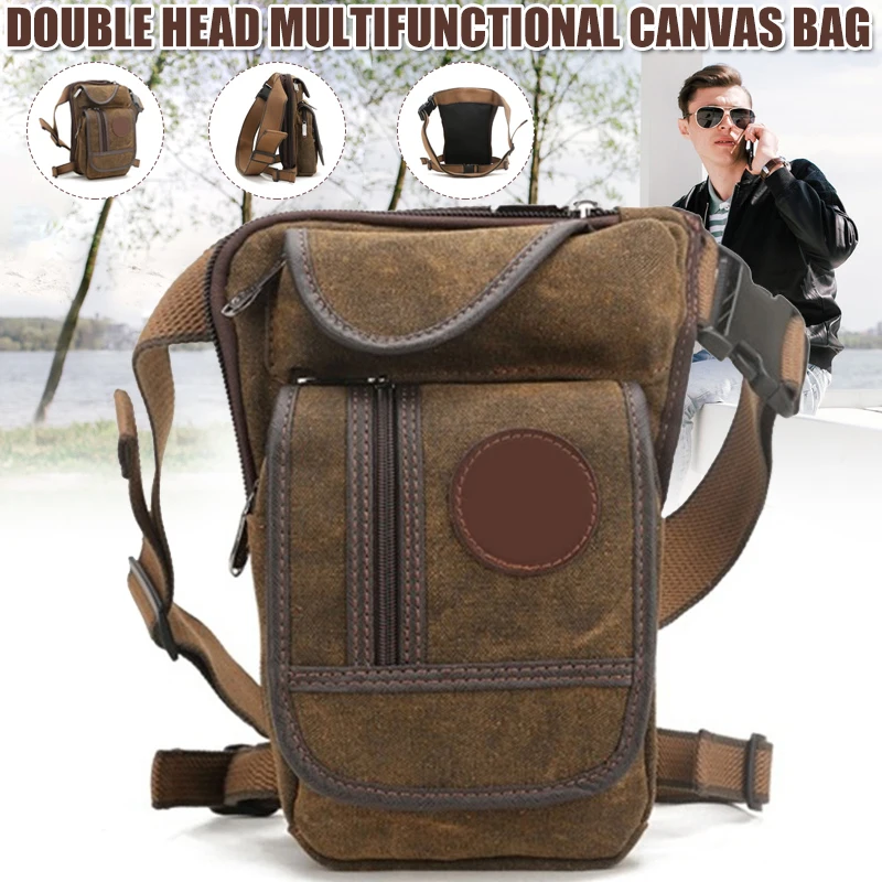 Men's Canvas Multi-Pocket Waist Bag Diagonal Bag Outdoor Sports Leg Bag Wear-Resistant Waterproof &T8
Men's Canvas Multi-Pocket Waist Bag Diagonal Bag Outdoor Sports Leg Bag Wear-Resistant Waterproof &T8