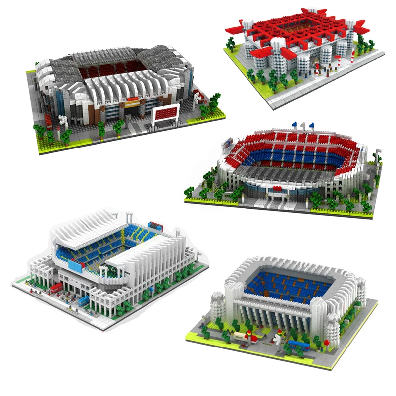 YZ-065 Famous Spain Real Madrid Football Club Micro Diamond Block Santiago Bernabeu Stadium Building Bricks Nanobricks Toys
YZ-065 Famous Spain Real Madrid Football Club Micro Diamond Block Santiago Bernabeu Stadium Building Bricks Nanobricks Toys