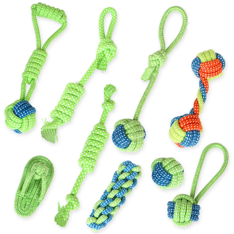 10 Sets Interactive Dog Chew Rope Toy Puppy Teeth Cleaning Toys For Dogs Outdoor Traning Playing Safe Pet Supplies Wholesale E1
10 Sets Interactive Dog Chew Rope Toy Puppy Teeth Cleaning Toys For Dogs Outdoor Traning Playing Safe Pet Supplies Wholesale E1