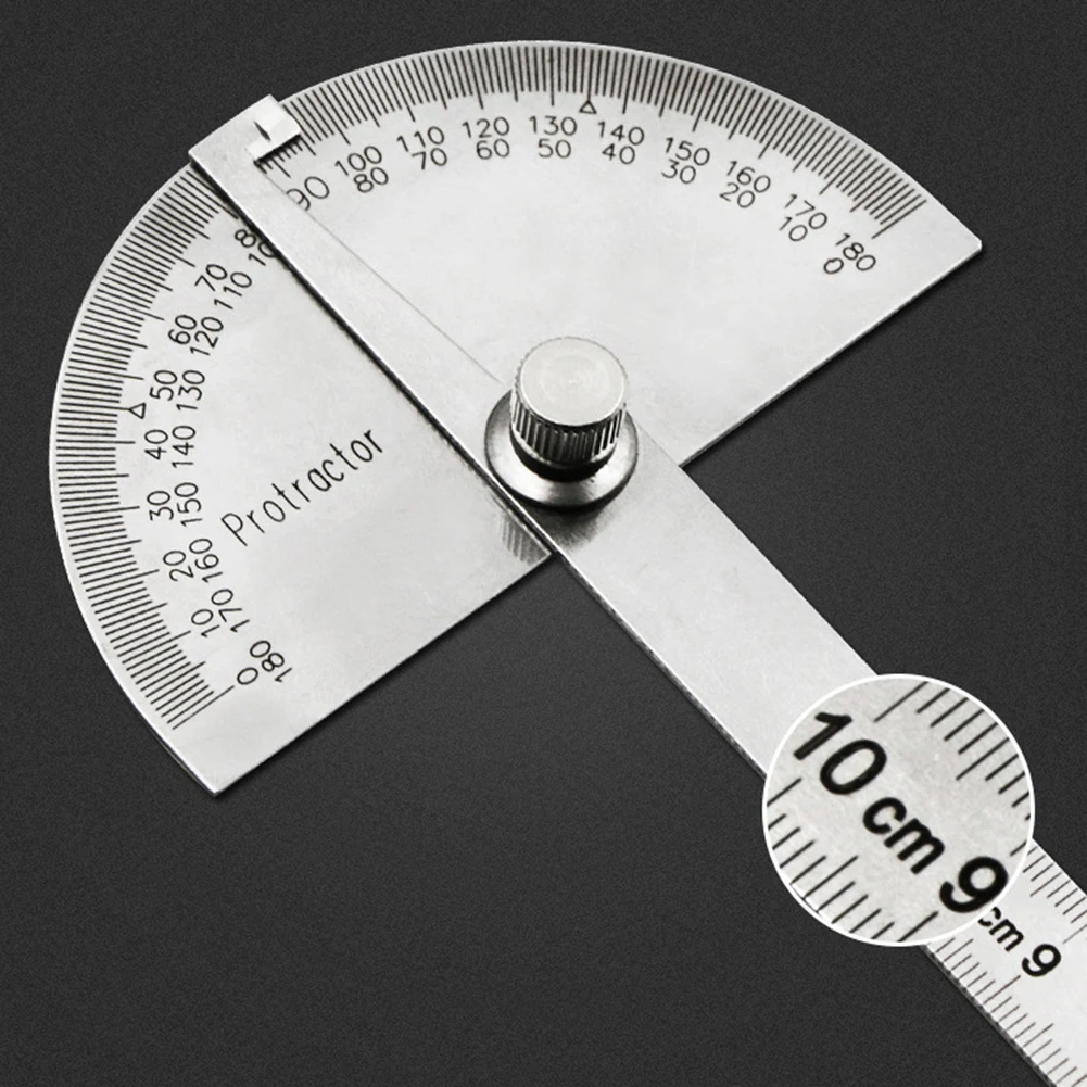 105cm 180 Degree Adjustable Protractor Multifunction Stainless Steel Roundhead Angle Ruler Mathematics Measuring Tool
105cm 180 Degree Adjustable Protractor Multifunction Stainless Steel Roundhead Angle Ruler Mathematics Measuring Tool