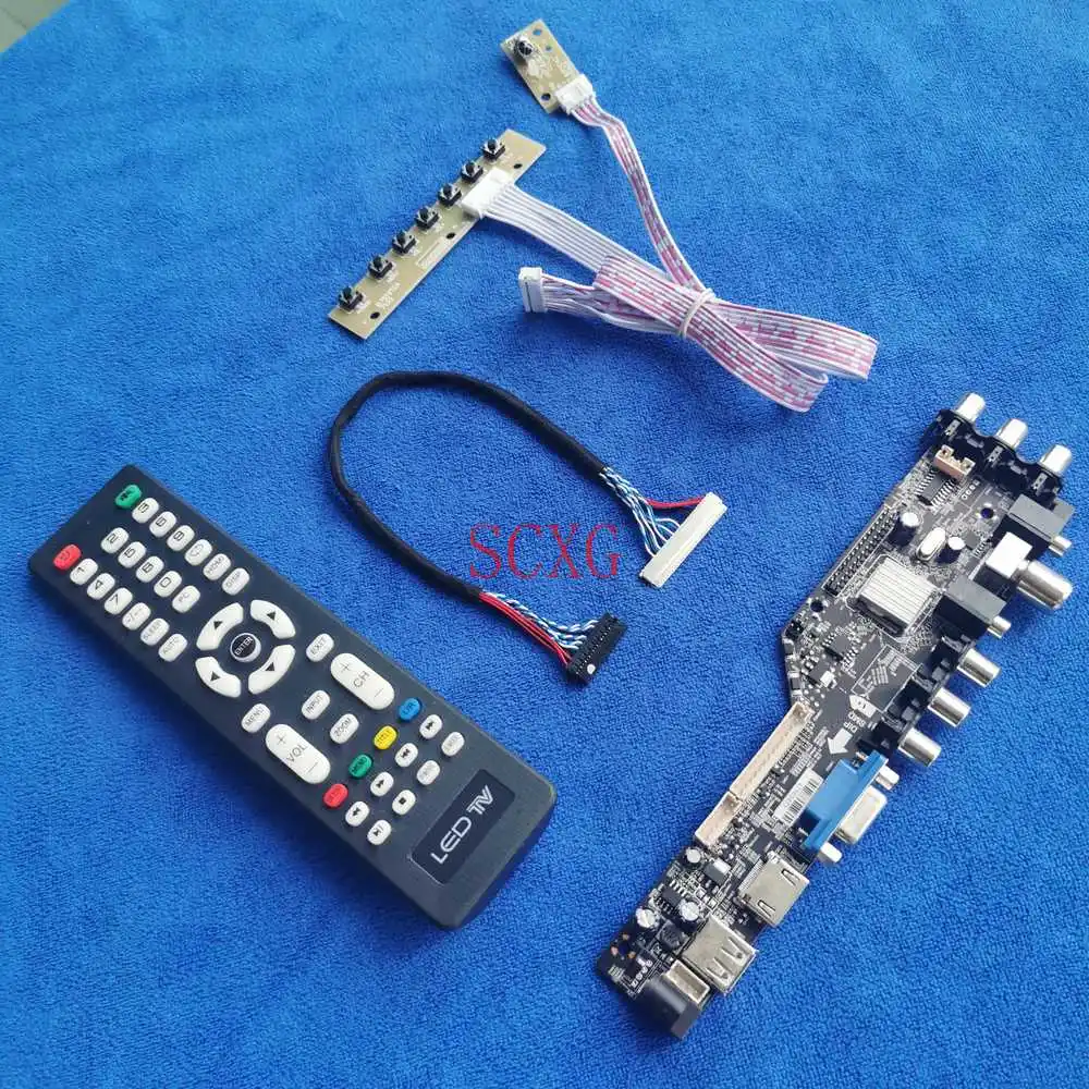 USB VGA HDMI-compatible LVDS 30-Pin KIT Screen controller board 1024*600 Digital Signal LED/LCD For CLAA089NA0ACW/CLAA089NA0BCW
USB VGA HDMI-compatible LVDS 30-Pin KIT Screen controller board 1024*600 Digital Signal LED/LCD For CLAA089NA0ACW/CLAA089NA0BCW