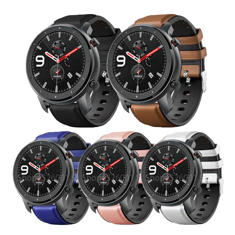 Высококачественный ремешок для часов из ТПУ и кожи наручный Honor Magic/Huawei Watch GT