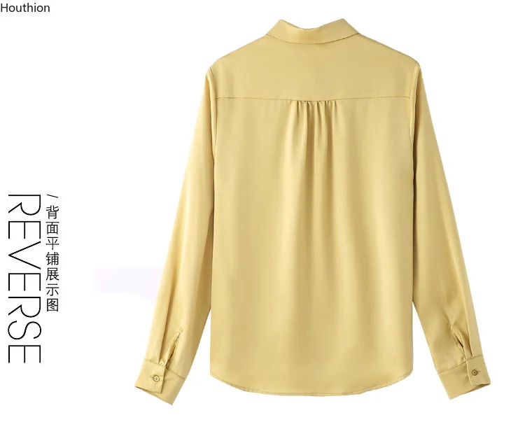 Houthion New Long-sleeved Blouse Comfortable Fashion Blusas Polo Collar Korean Solid Color Wire Leisure Tops Summer Blusas
Houthion New Long-sleeved Blouse Comfortable Fashion Blusas Polo Collar Korean Solid Color Wire Leisure Tops Summer Blusas