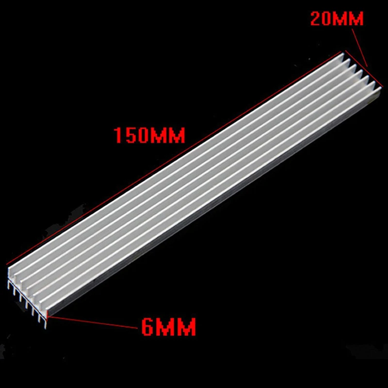 1 Pcs Heatsink Heat Diffuse Heat Sink PC Cooling Fin Good Thermal Conductivity 150x20x6mm Aluminum Radiator For PC And Laptop
1 Pcs Heatsink Heat Diffuse Heat Sink PC Cooling Fin Good Thermal Conductivity 150x20x6mm Aluminum Radiator For PC And Laptop