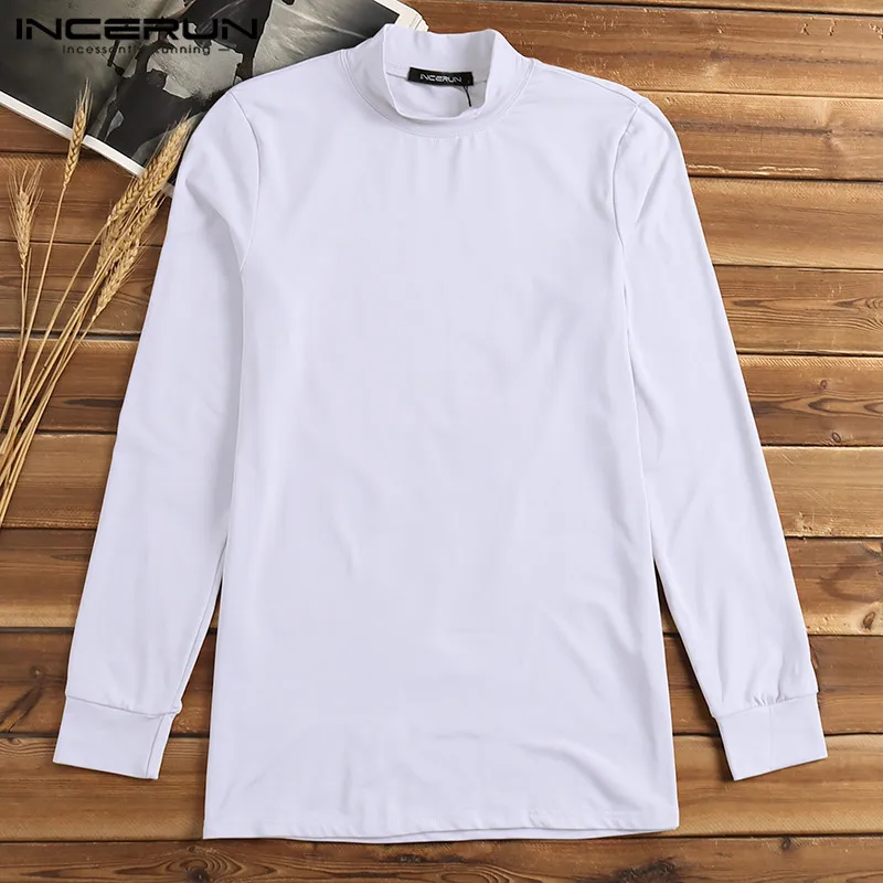 INCERUN Winter Tutleneck Men Thermal Underwear Tops Long Sleeve Solid Color Long Johns Warm Fashion T-shirts Men Pullovers S-5XL
INCERUN Winter Tutleneck Men Thermal Underwear Tops Long Sleeve Solid Color Long Johns Warm Fashion T-shirts Men Pullovers S-5XL