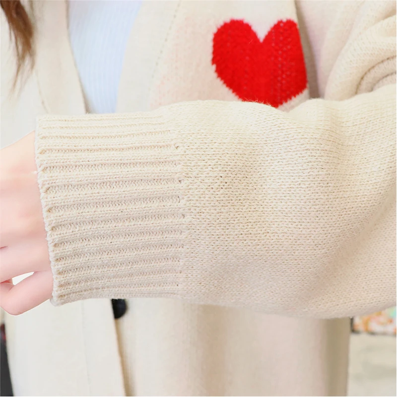 Lazy Style Knitted Cardigan Outerwear Women 2021 Autumn Winter Sweater Loose Basic Coats Print Button Female Jackets KS806
Lazy Style Knitted Cardigan Outerwear Women 2021 Autumn Winter Sweater Loose Basic Coats Print Button Female Jackets KS806