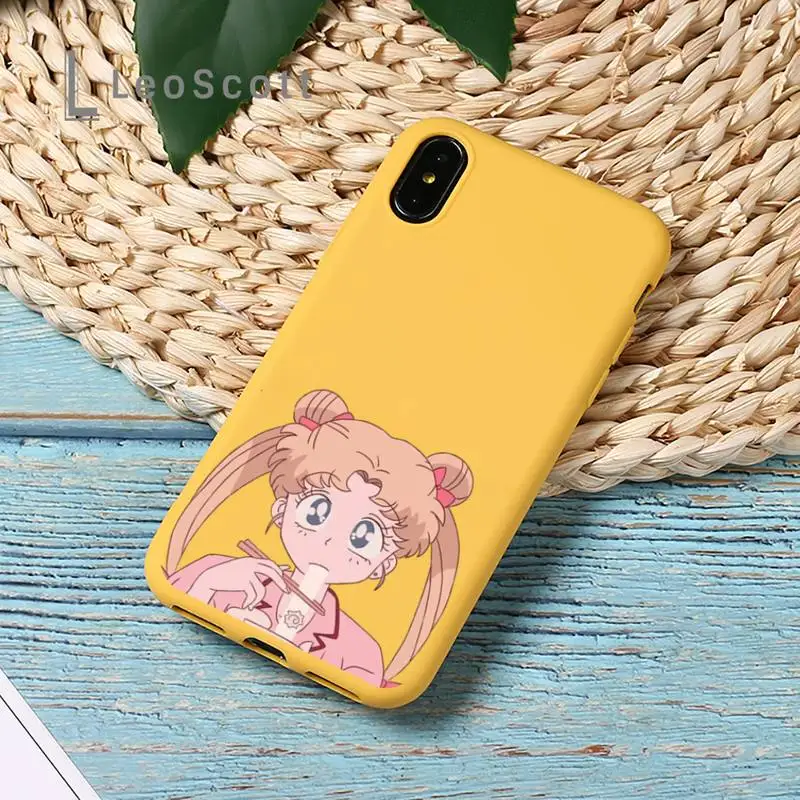 Sailor Moon Phone Case Yellow Candy Color for iPhone 11 12 mini pro XS MAX 8 7 6 6S Plus X SE 2020 XR 
Sailor Moon Phone Case Yellow Candy Color for iPhone 11 12 mini pro XS MAX 8 7 6 6S Plus X SE 2020 XR