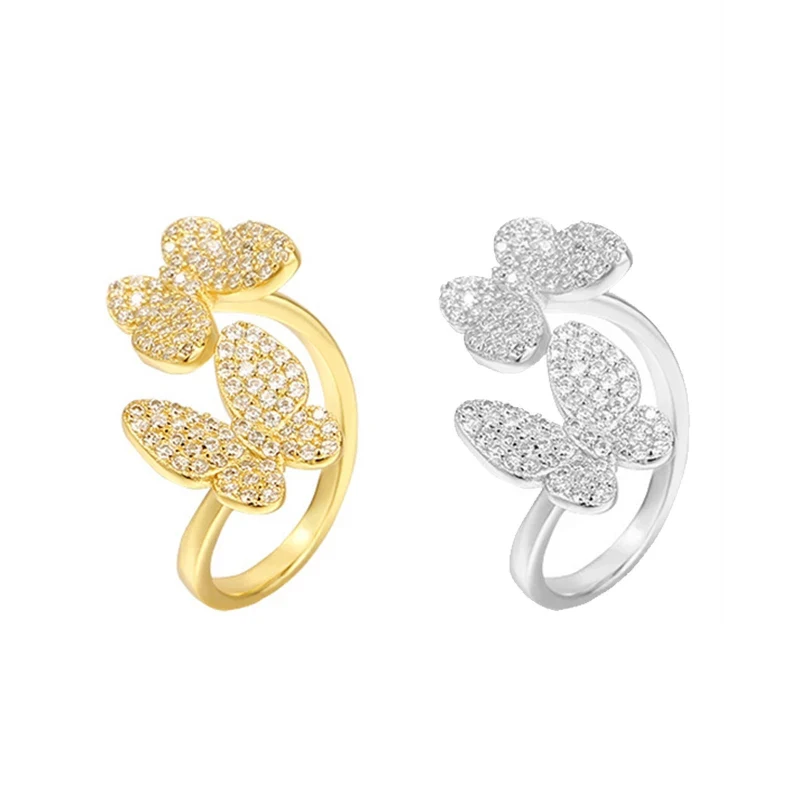 925 Sterling Silver Butterfly Rings For Women Zircon Trendy Designer Gothic Cute Wedding Open Ring 2021 Fine Jewelry 
925 Sterling Silver Butterfly Rings For Women Zircon Trendy Designer Gothic Cute Wedding Open Ring 2021 Fine Jewelry