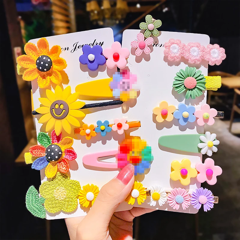1set New Girls Cute Cartoon Flower Geometric Hairpins Sweet Headband Hair Ornament Barrettes Hair Clips Fashion Hair Accessories
1set New Girls Cute Cartoon Flower Geometric Hairpins Sweet Headband Hair Ornament Barrettes Hair Clips Fashion Hair Accessories