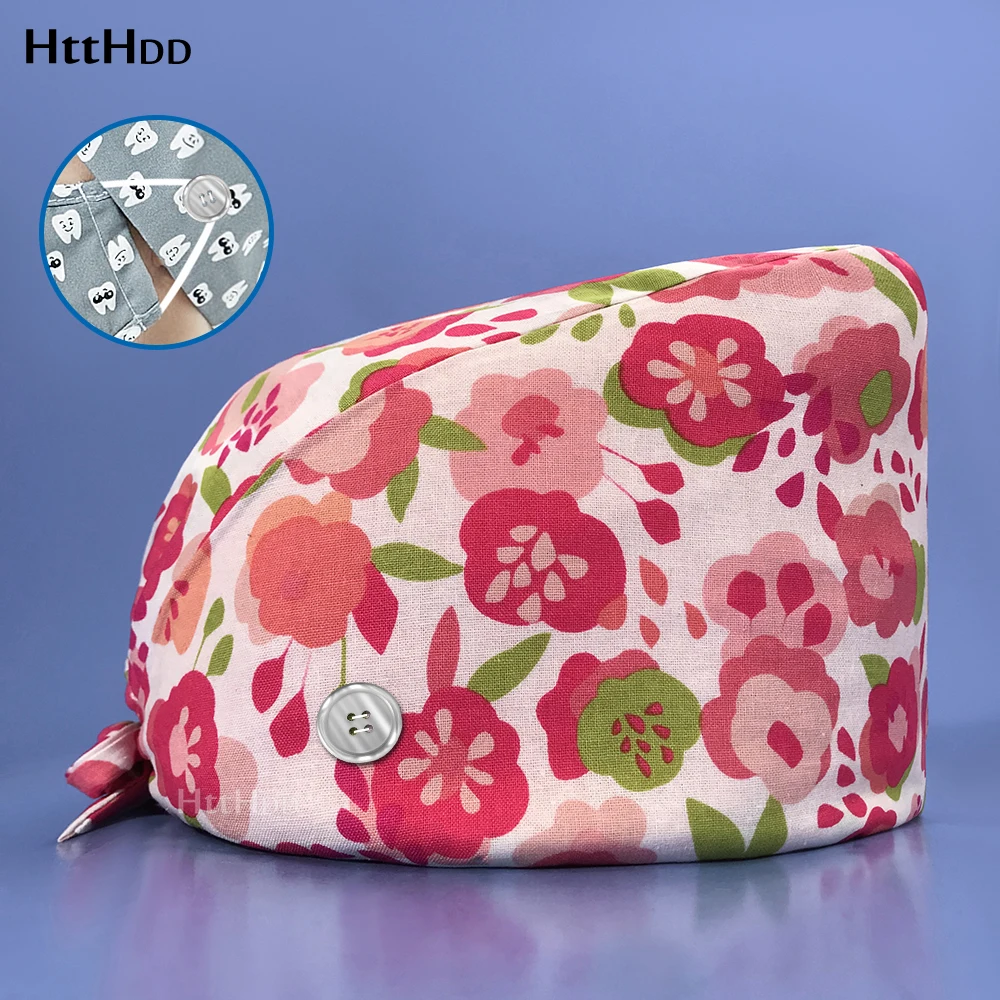 Hair Salon Unisex Adjustable Spa Scrub Cap Long Hair Available Fashion Work Cap Dentist Nurse Care Printed Breathable Scrub Cap
Hair Salon Unisex Adjustable Spa Scrub Cap Long Hair Available Fashion Work Cap Dentist Nurse Care Printed Breathable Scrub Cap
