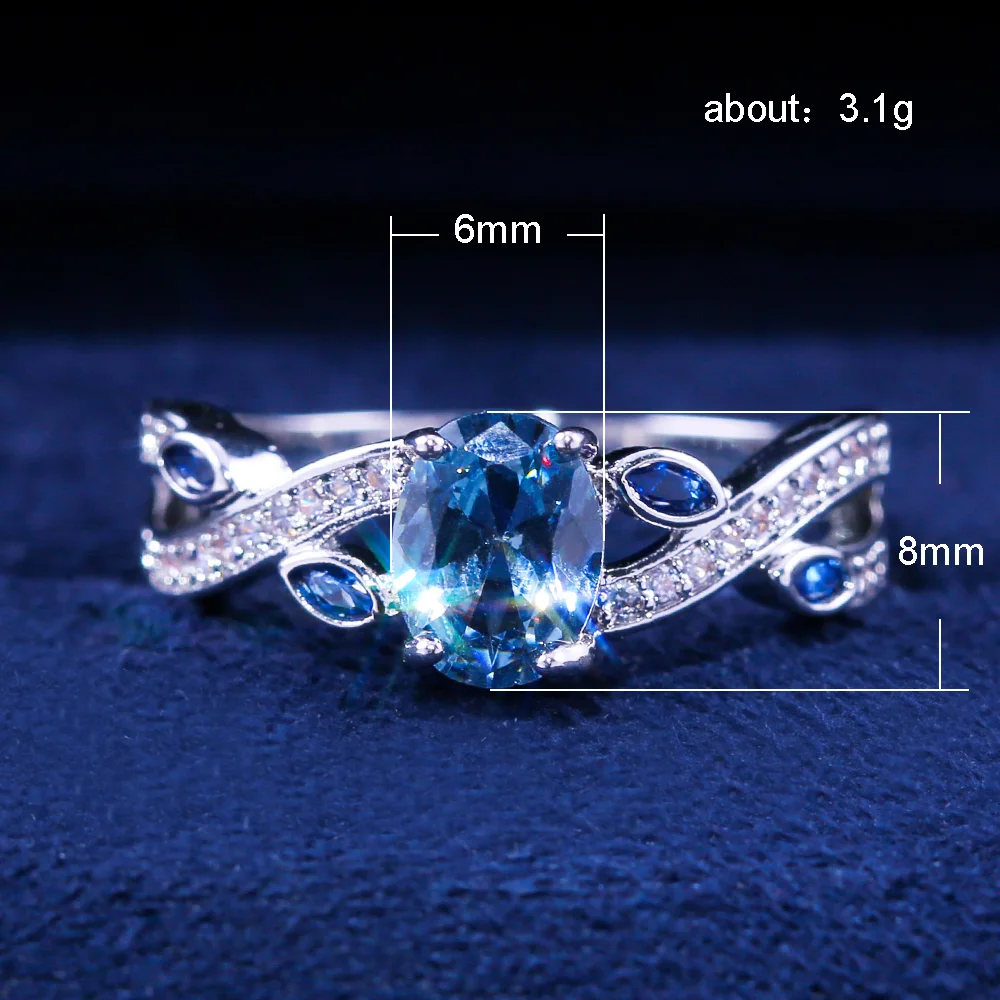 Blue Crystal Thin Ring Female Ring Tie Winding Design Wedding Jewelry Prom Party Elegant Daily Wear Jewelry Hot
Blue Crystal Thin Ring Female Ring Tie Winding Design Wedding Jewelry Prom Party Elegant Daily Wear Jewelry Hot