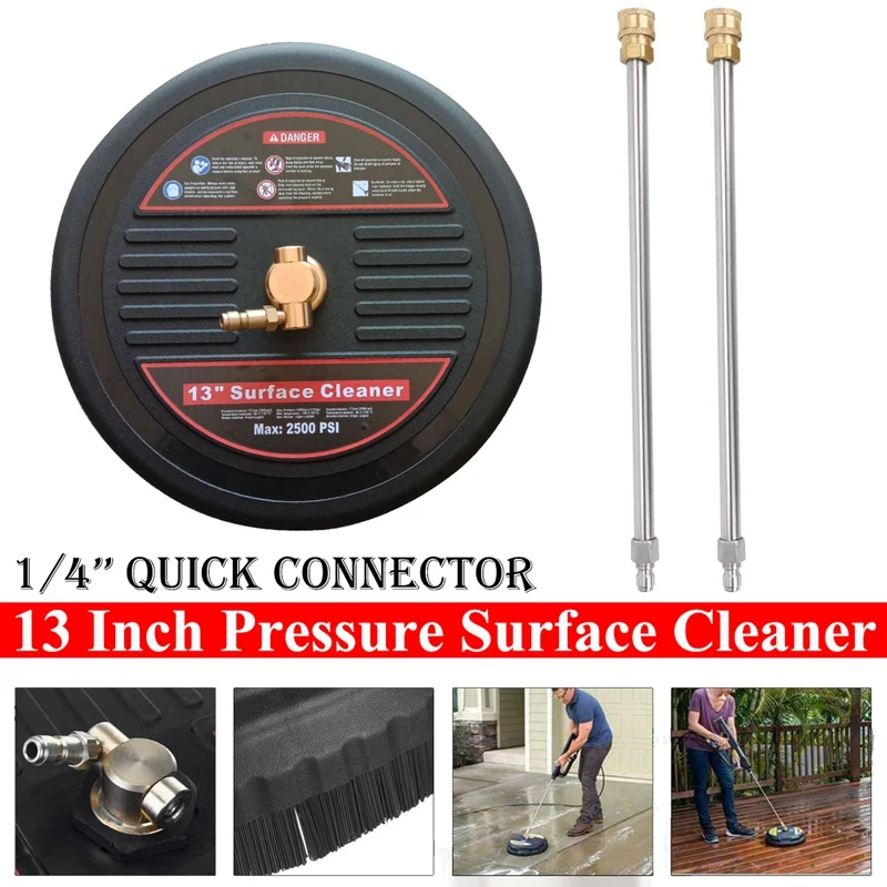 13inch High Pressure Washer Surface Cleaner Telescopic Rotary Round Water Gun for Karcher K1 K2 K3 K4 K5 K6 K7
13inch High Pressure Washer Surface Cleaner Telescopic Rotary Round Water Gun for Karcher K1 K2 K3 K4 K5 K6 K7