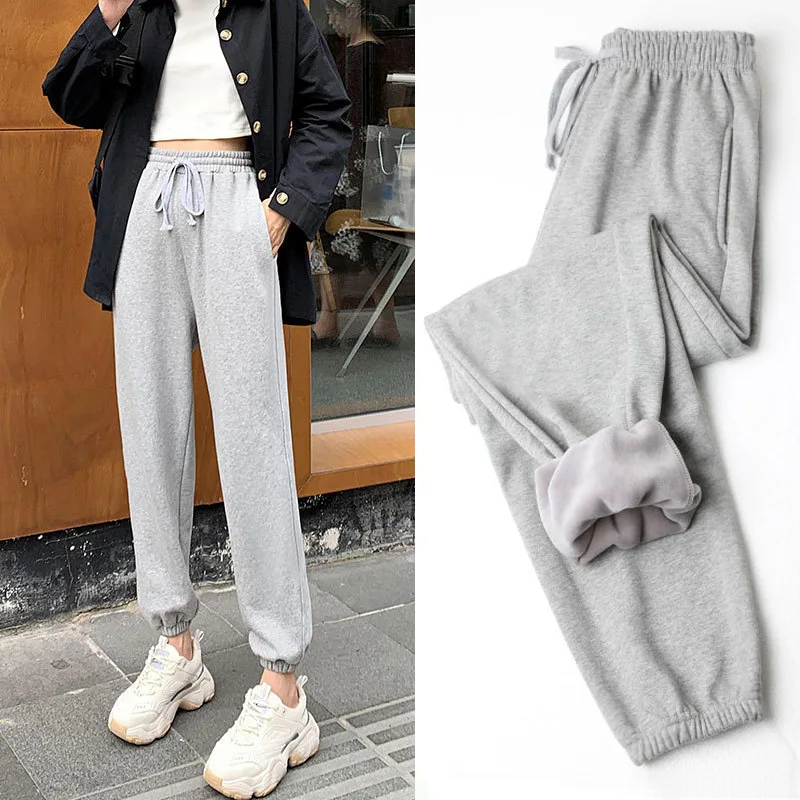 Woman Loose Sweatpants Femme Grey High Waist Pants Comfort Casual Fashion Trousers 2020 Korean Sporty Style
Woman Loose Sweatpants Femme Grey High Waist Pants Comfort Casual Fashion Trousers 2020 Korean Sporty Style