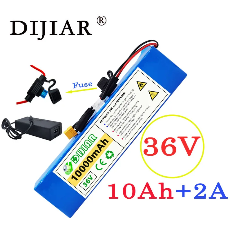 Аккумулятор DiJiar 36VXT60 10ah большой емкости 10S3P для электромобиля 18650, мощность 500 Вт, мотоцикл, скутер с предохранителем
Аккумулятор DiJiar 36VXT60 10ah большой емкости 10S3P для электромобиля 18650, мощность 500 Вт, мотоцикл, скутер с предохранителем