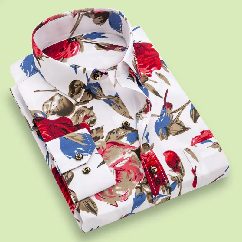 New Fashion Men's Printed Floral Long Sleeve Casual Shirt Soft Thin Spring Summer Standard Fit Social Business Dress Shirt
New Fashion Men's Printed Floral Long Sleeve Casual Shirt Soft Thin Spring Summer Standard Fit Social Business Dress Shirt