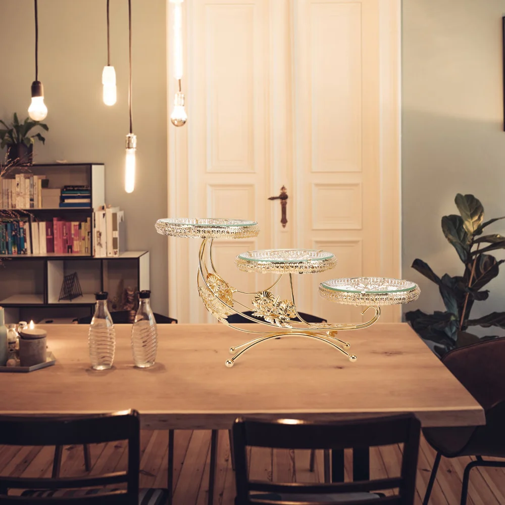 1Pc Entry Lux Style Crystal Glass Fruit Display Plate Candy Cake Tray (Golden)
1Pc Entry Lux Style Crystal Glass Fruit Display Plate Candy Cake Tray (Golden)