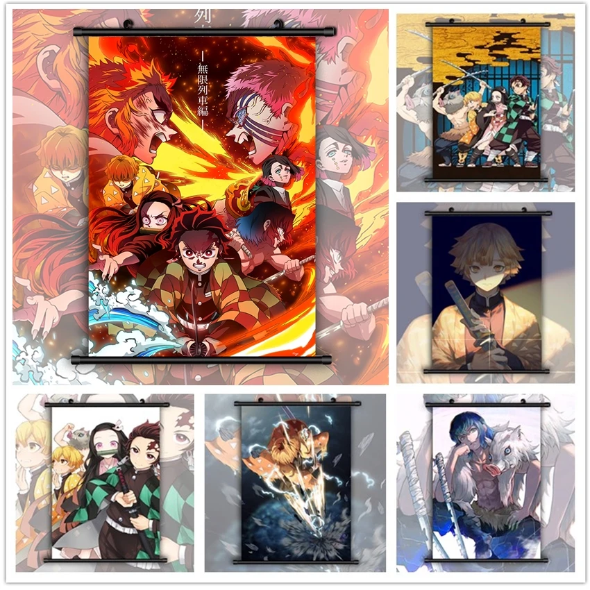 Demon Slayer Kimetsu No Yaiba Tanjirou Nezuko Zenitsu Inosuke Canvas Painting Wall Art Photo Children Room Decoration
Demon Slayer Kimetsu No Yaiba Tanjirou Nezuko Zenitsu Inosuke Canvas Painting Wall Art Photo Children Room Decoration