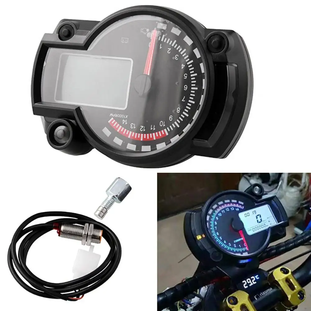 60% HOT SALES!!! 15000RPM Universal Motorcycle Speedometer Gauge LCD Digital Tachometer Odometer
60% HOT SALES!!! 15000RPM Universal Motorcycle Speedometer Gauge LCD Digital Tachometer Odometer