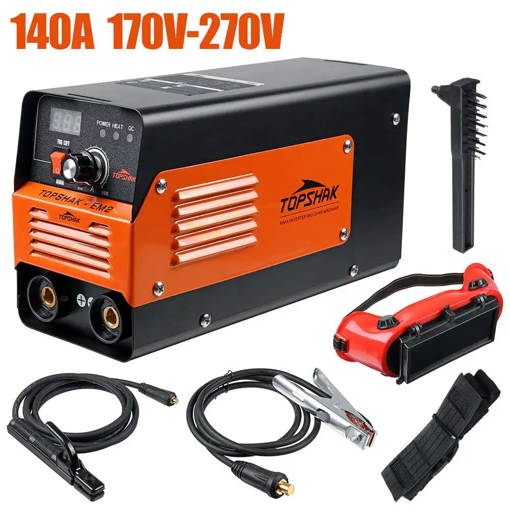 TS-EM2 220V 140A Welding Machine TIG/MMA Welding Anti Sticking Function IGBT Inverter Technology Welder Welding Equipment
TS-EM2 220V 140A Welding Machine TIG/MMA Welding Anti Sticking Function IGBT Inverter Technology Welder Welding Equipment