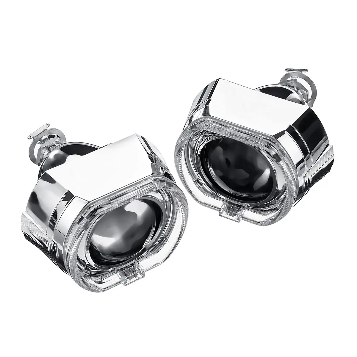 New 2.5 Inch Universal Round Angel & Devil Demon Eye LED Headlights HID Bi-Xenon Projector Lens Kit H1 LHD/RHD
New 2.5 Inch Universal Round Angel & Devil Demon Eye LED Headlights HID Bi-Xenon Projector Lens Kit H1 LHD/RHD