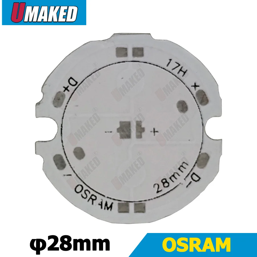 20mm LED PCB for OSRAM 5050 chips, aluminum plate base, heat sink, DIY led light
20mm LED PCB for OSRAM 5050 chips, aluminum plate base, heat sink, DIY led light