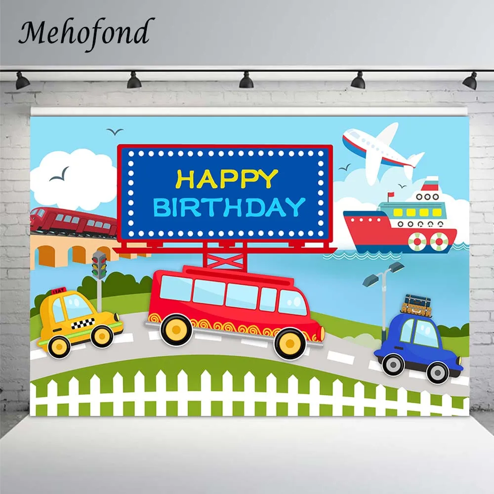 Mehofond Transportation Photography Backdrops Train Airplane Ship Car Blue Sky Baby Travel Birthday Background Photo Studio Prop
Mehofond Transportation Photography Backdrops Train Airplane Ship Car Blue Sky Baby Travel Birthday Background Photo Studio Prop