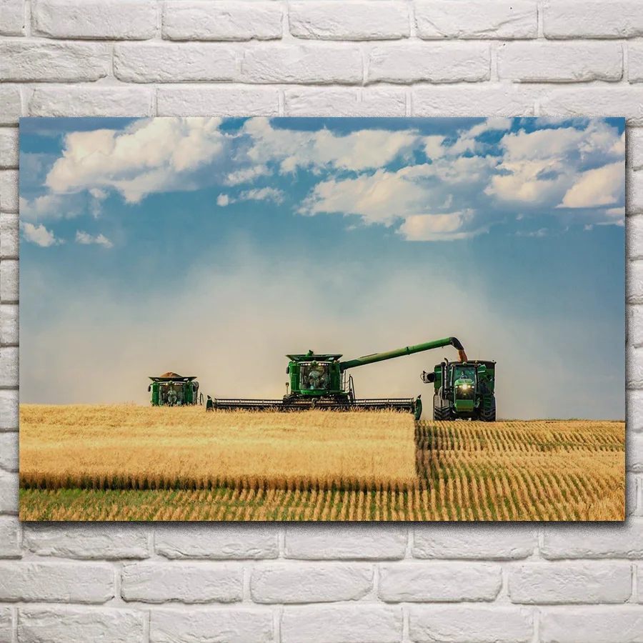 Autumn harvest tractors machine happy working fanart fabric posters on the wall picture home art living room decoration KN700
Autumn harvest tractors machine happy working fanart fabric posters on the wall picture home art living room decoration KN700