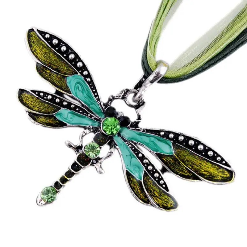 Women Crystal Decoration Dragonfly Shaped Ribbon Casual Pendant Necklace Festival Jewelry 2021 Hot Sale
Women Crystal Decoration Dragonfly Shaped Ribbon Casual Pendant Necklace Festival Jewelry 2021 Hot Sale