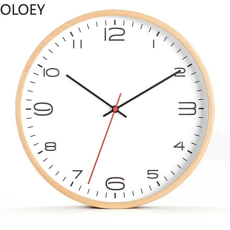 Nordic Simple Wall Clock Wood Wall Watch Mechanism Silent Living Room Creative Modern Kitchen Clocks Home Decor Reloj De Pared
Nordic Simple Wall Clock Wood Wall Watch Mechanism Silent Living Room Creative Modern Kitchen Clocks Home Decor Reloj De Pared