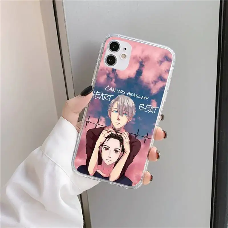 Anime Yuri on Ice Phone Case Transparent soft For iphone 5 5s 5c se 6 6s 7 8 11 12 plus mini x xs xr pro max
Anime Yuri on Ice Phone Case Transparent soft For iphone 5 5s 5c se 6 6s 7 8 11 12 plus mini x xs xr pro max
