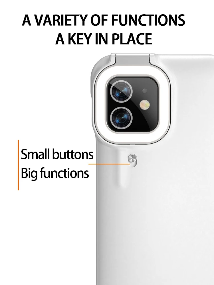 For IPhone 12 Pro 11 Phone Case Fill Light Selfie Beauty Ring Light Flash Case Capa Stable Shell for IPhone XR X Xs 7 Plus
For IPhone 12 Pro 11 Phone Case Fill Light Selfie Beauty Ring Light Flash Case Capa Stable Shell for IPhone XR X Xs 7 Plus