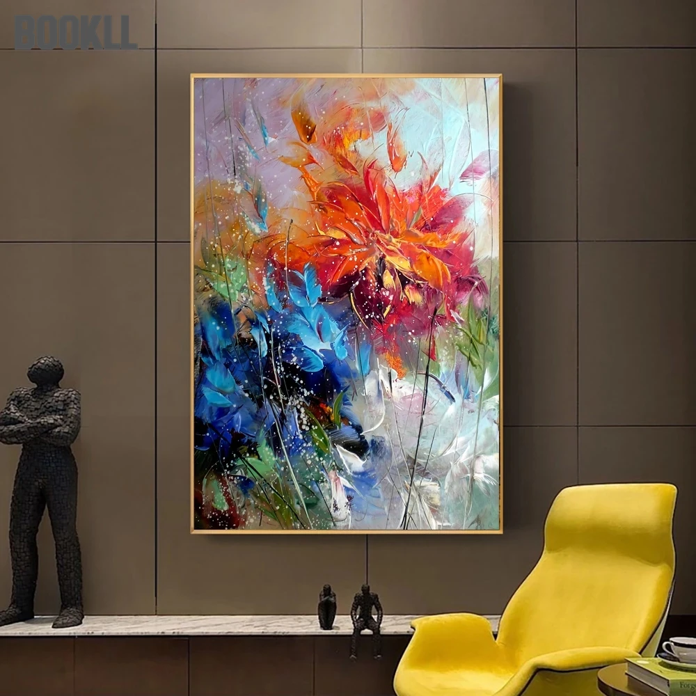 Abstract Watercolor Blue Orange Flower Oil Painting On Canvas Painting Poster And Print Picture Wall Art Cuadros Home Living Roo
Abstract Watercolor Blue Orange Flower Oil Painting On Canvas Painting Poster And Print Picture Wall Art Cuadros Home Living Roo
