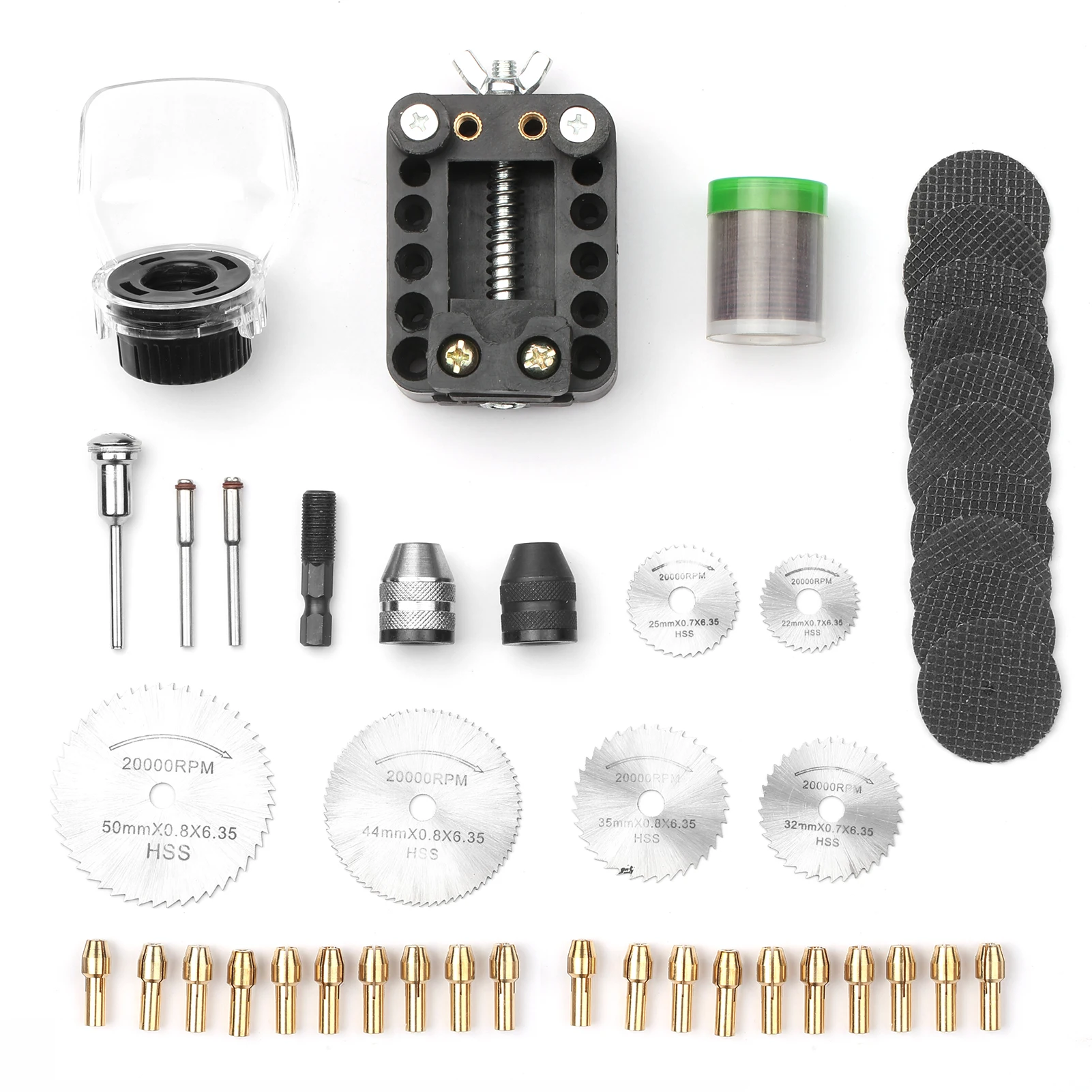 Rotary Tool Accessories Kit For Tool HSS Mini Saw Blade Rotary Cutting Wheels Tool Kit for Wood Glass Plastic Stone
Rotary Tool Accessories Kit For Tool HSS Mini Saw Blade Rotary Cutting Wheels Tool Kit for Wood Glass Plastic Stone